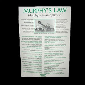 Murphy's Law Poster