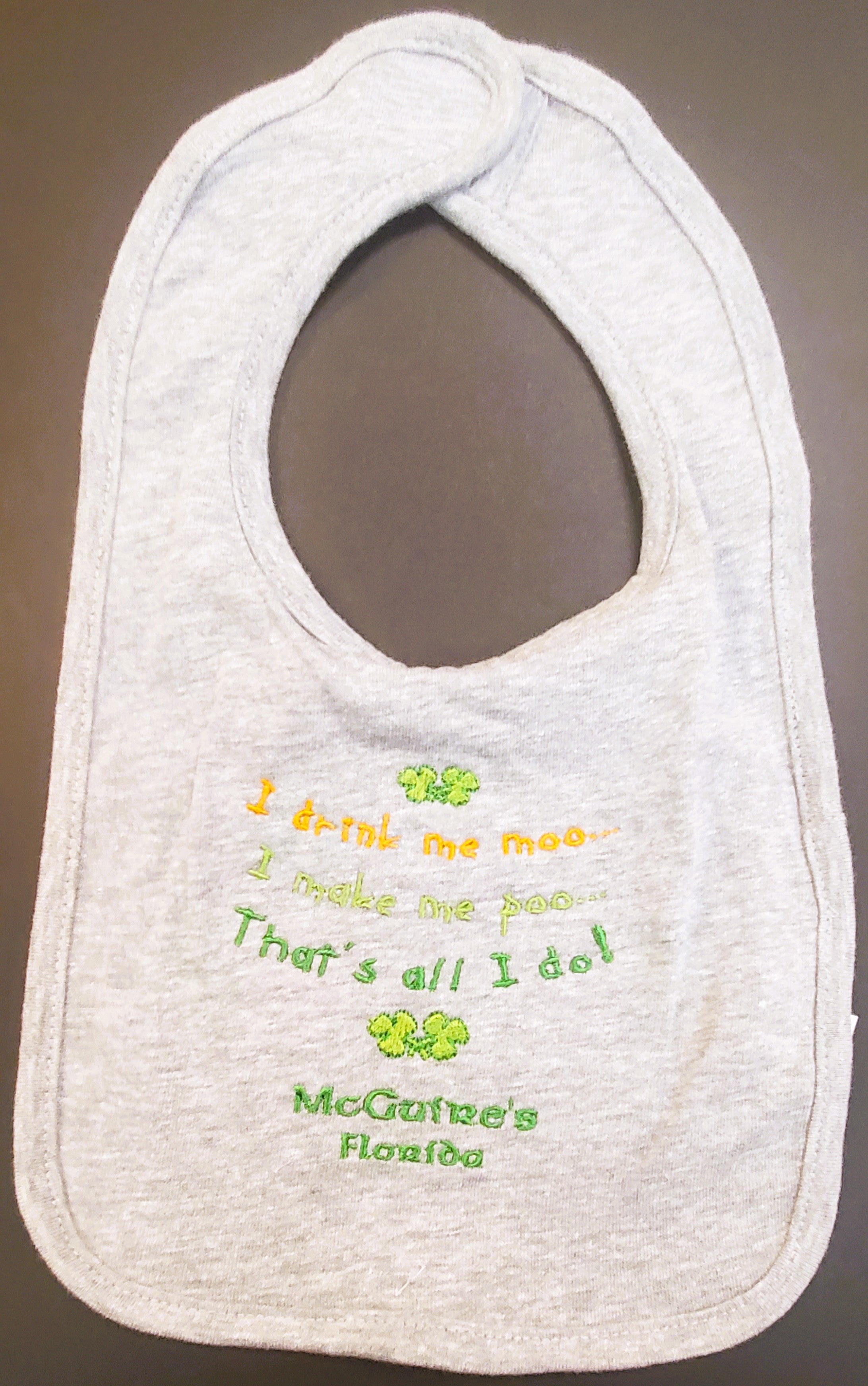 MCG Moo Poo Bib